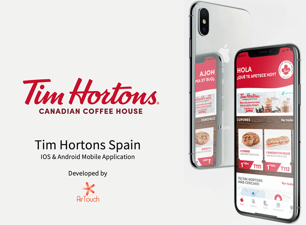 Tim Hortons® Spain & Android Mobile Applications by - Airtouch New