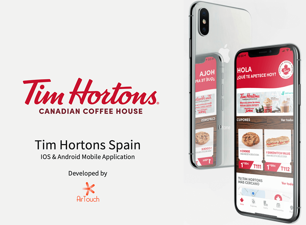 Tim Hortons® Spain iOS & Android Mobile Applications Developed by Airtouch